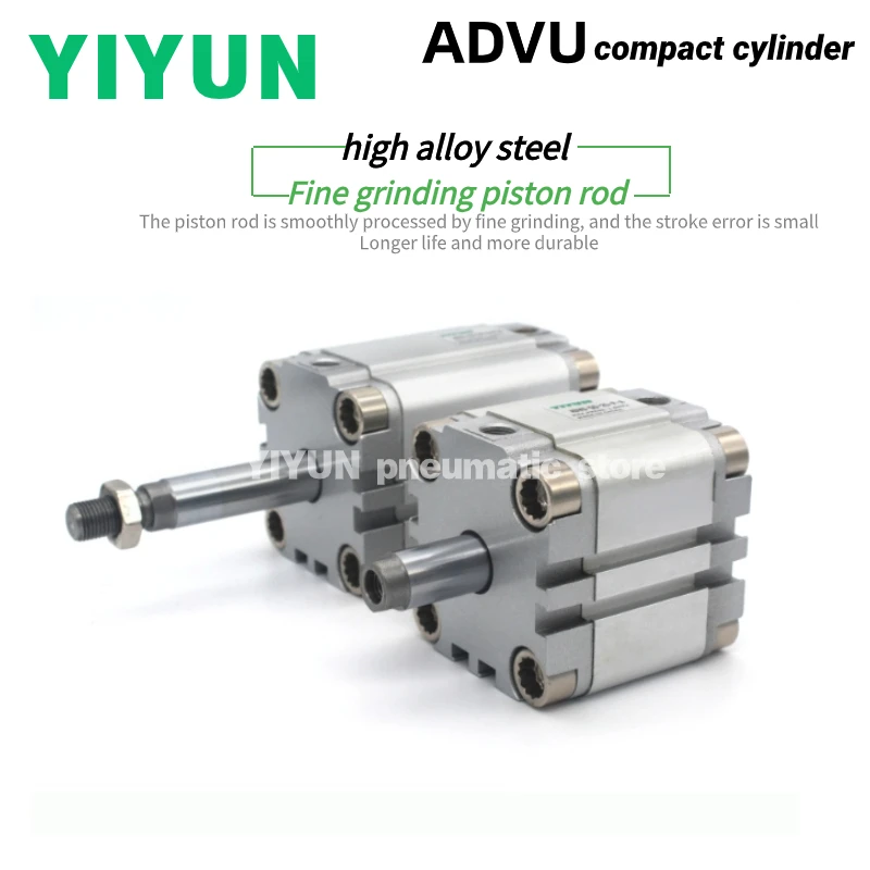 ADVU-12 16 20 25 32 40 50 63 80 100 125-125 130 140 150 160 175 200 225 250A-P-A FESTO Type YIYUN Compact cylinder ADVU serie