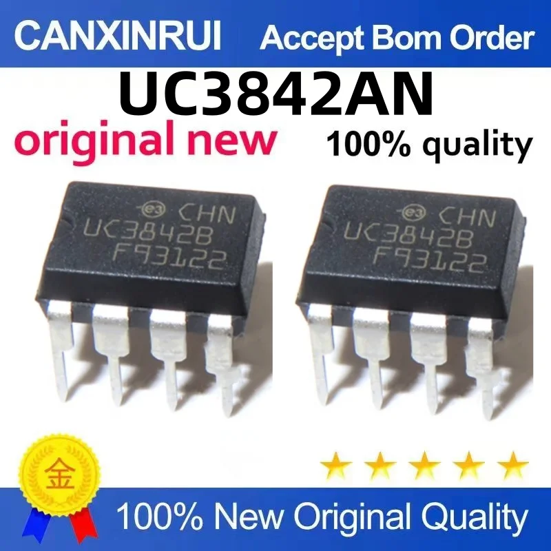 

（100 pieces）UC3842 UC3842B UC3842BN UC3842AN KA3842B In-line DIP-8