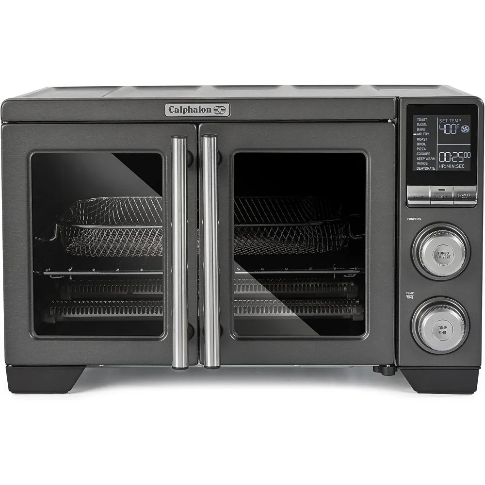 Performance Countertop French Door Air Fryer Oven, 11-in-1 Convection Toaster Oven