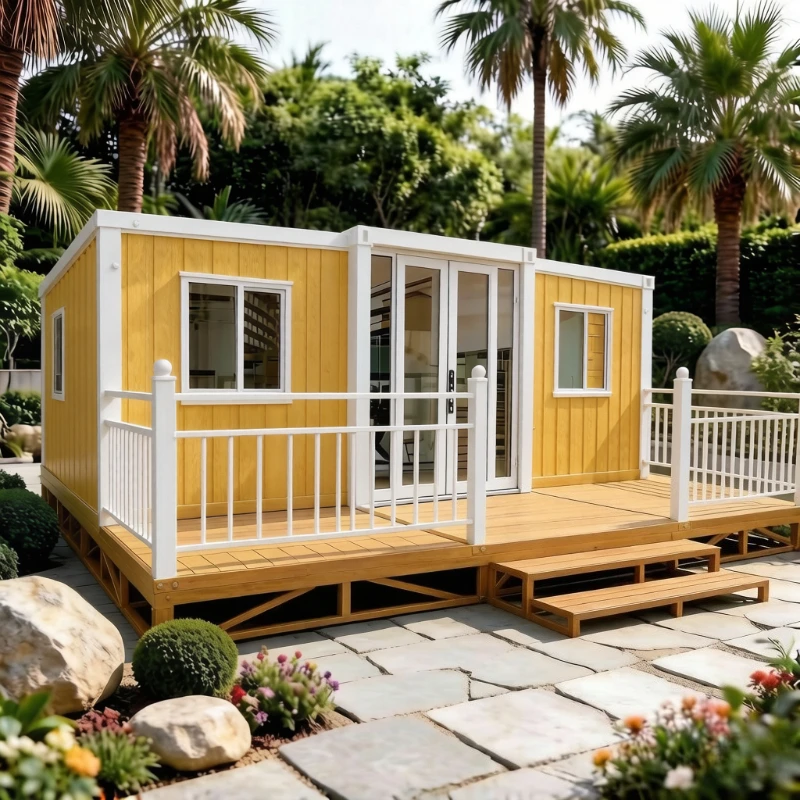 Hot Product Prefab Mobile Tiny House Expandable Container House 20ft 40ft Prefabricated Homes 2 3 Bedroom Folding Room Cabins