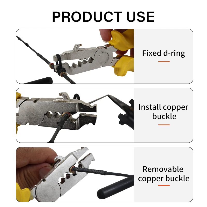 Archery Nock Point Pliers D Loop String Clamp Bowstring Precision Bow and Arrow Equipment Multifunction Bow Tool Pliers