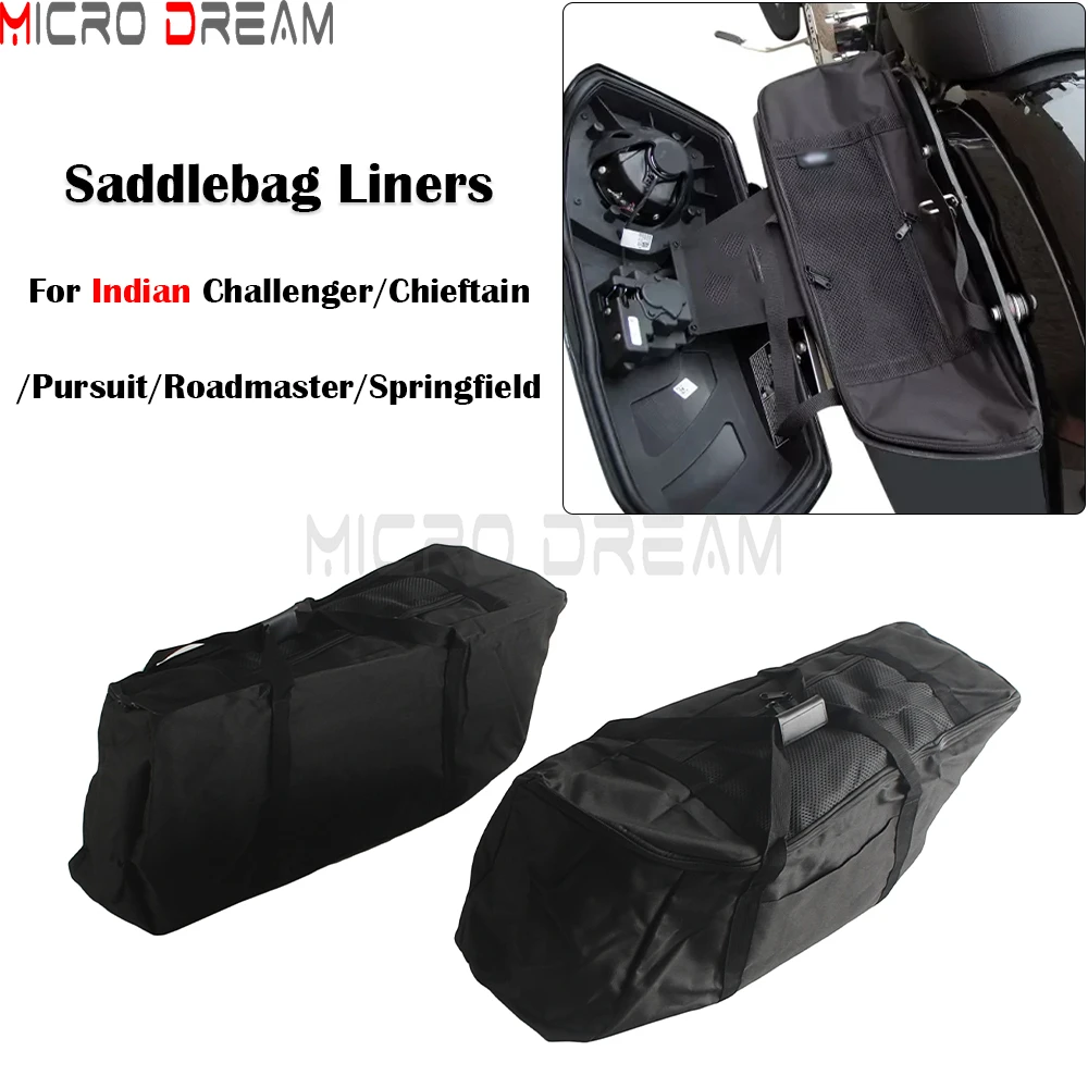 

Водонепроницаемые вкладыши для мотоциклетных седельных сумок (сумок для багажа) с крепежными ремнями для Indian Challenger, Chieftain, Pursuit, Roadmaster