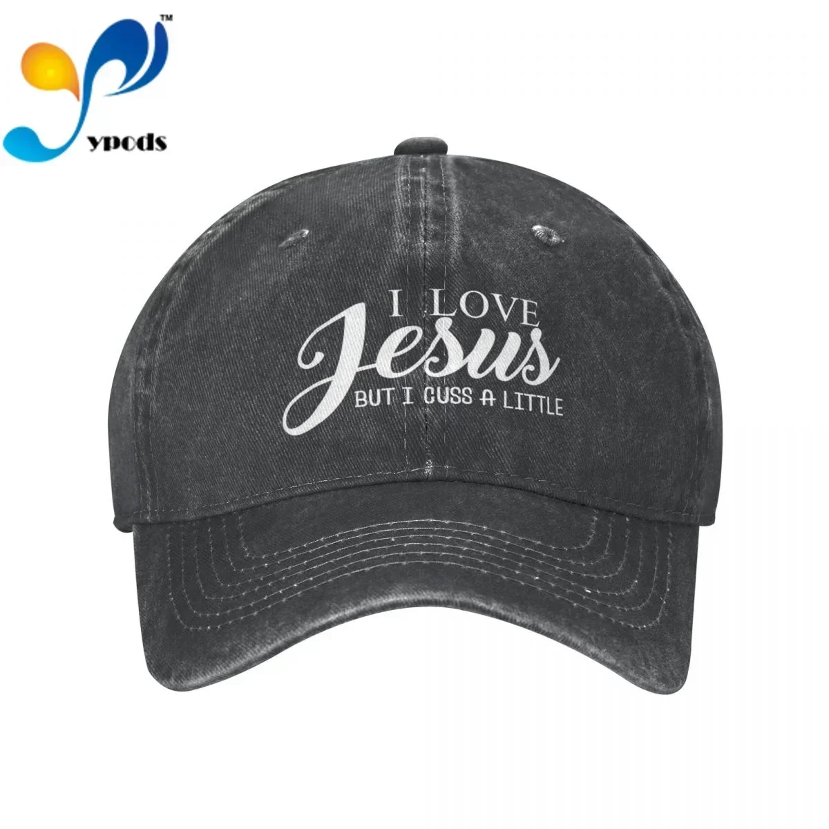 

New Brand Anime I Love Jesus But I Cuss Little Snapback Cap Cotton Baseball Cap Men Women Hip Hop Dad Hat Trucker