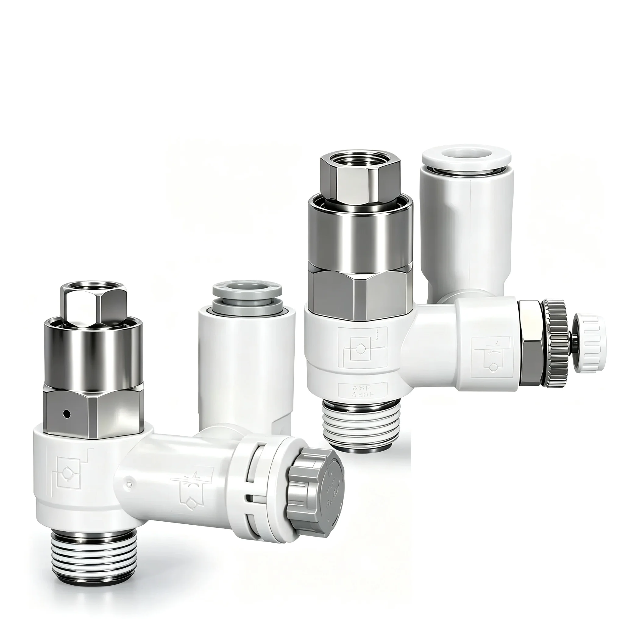 Pilot Check Valve Speed Control Valve Quick Connector ASP330F-01-06S 08S ASP430F-02-06S 08S ASP530F-03-08S 10S ASP630F-04-10S