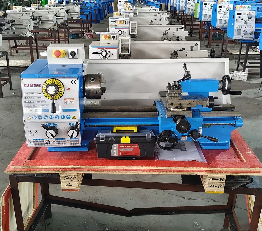 

CJM250 High Precision Home Manual Mill Small Lathe Machine Tool for Metal Working and Teaching