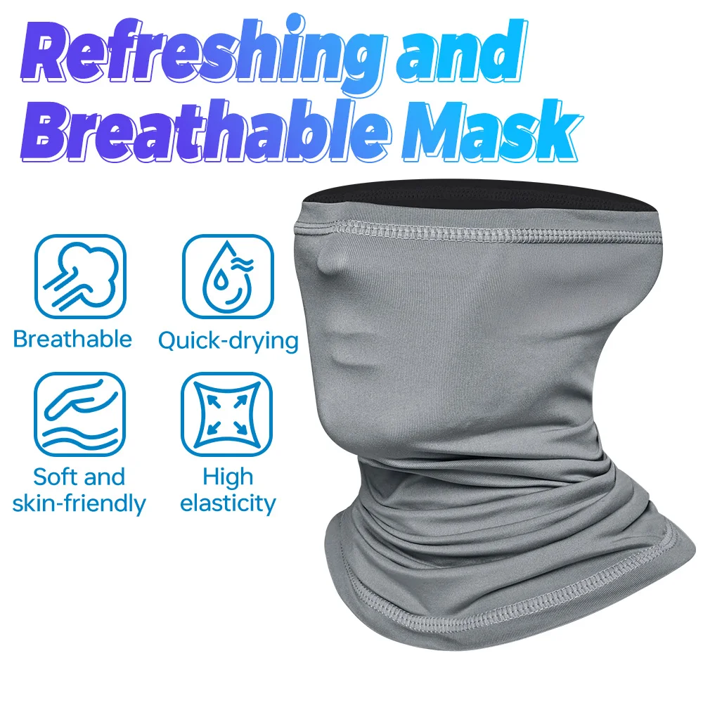 X-TIGER Балаклава для лица Велосипедная маска для лица Летняя уличная солнцезащитная бандана Головной убор Защита от ультрафиолета Пылезащитный ветрозащитный шарф
