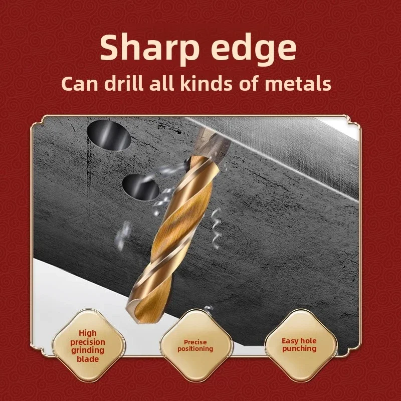 Высокоскоростная сталь TG 6542, удлиненное спиральное сверло из кобальта, нержавеющая сталь, металл, дерево, специальное сверло из быстрорежущей стали 2-13 мм