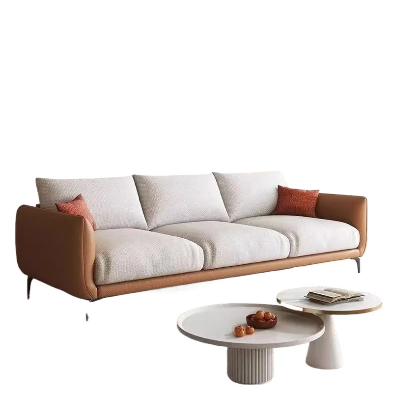 

Minimalist fabric living room small apartment simple modern sofa B & B apartment household sofa