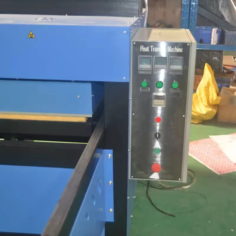 Automatic Commercial Large Format Heated Platen Press Machine for Transfer Digital Printing Blanket and Cloth