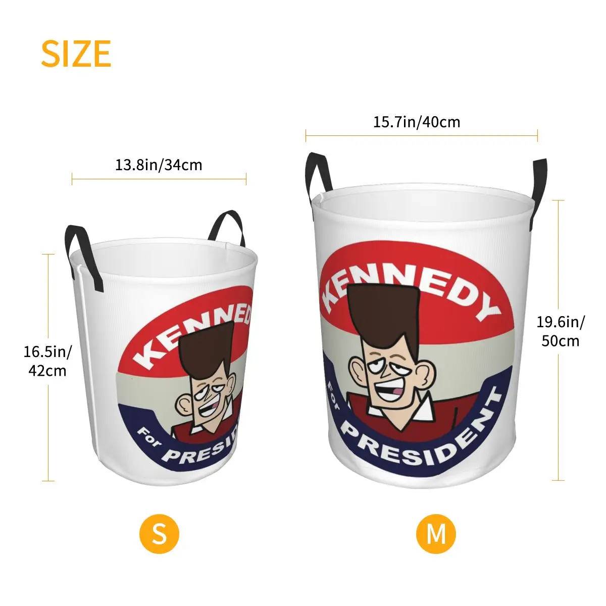 استنساخ عالية Jfk سلال الغسيل القابلة للطي الملابس القذرة اللعب أشتات سلة التخزين دلو كبير مقاوم للماء للأطفال المنزل