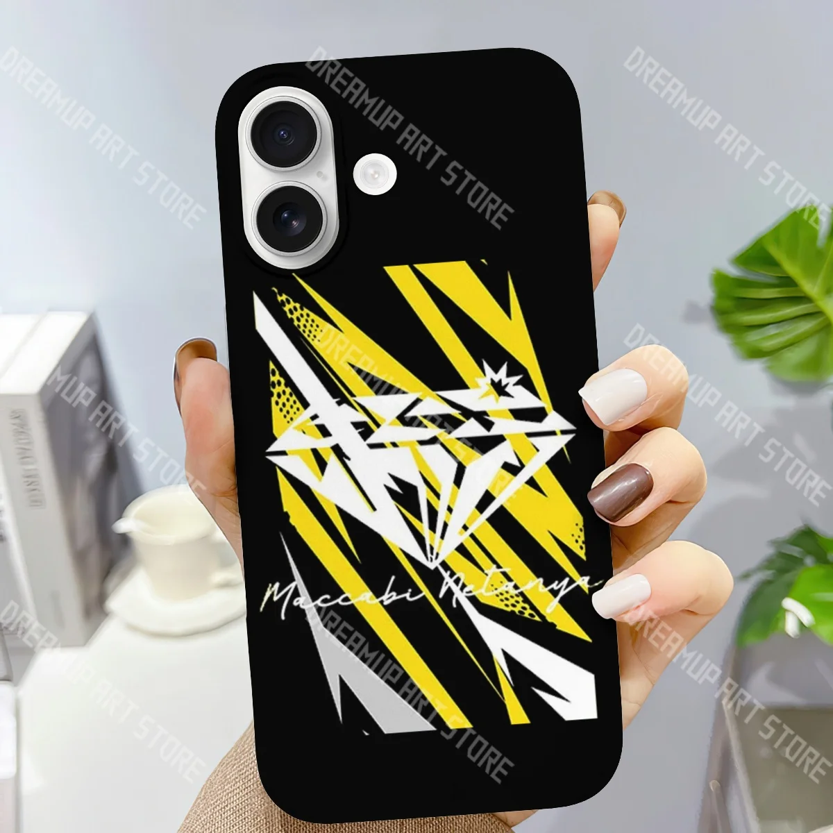 Maccabi Netanya Case for iPhone 17 16 15 14 11 Pro Max 13 12 Air Mini XR XS X 8 7 6 6S Plus Soft Silicone Shockproof Cover