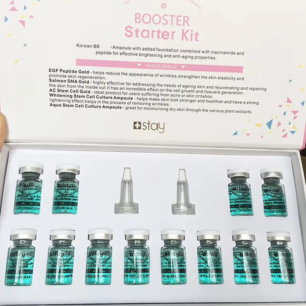 

8ml BB Cream Glow Starter Niacinamide Essence Kit Facial Salmon DNA Foundation Cream Moisturise Beauty Skin Care