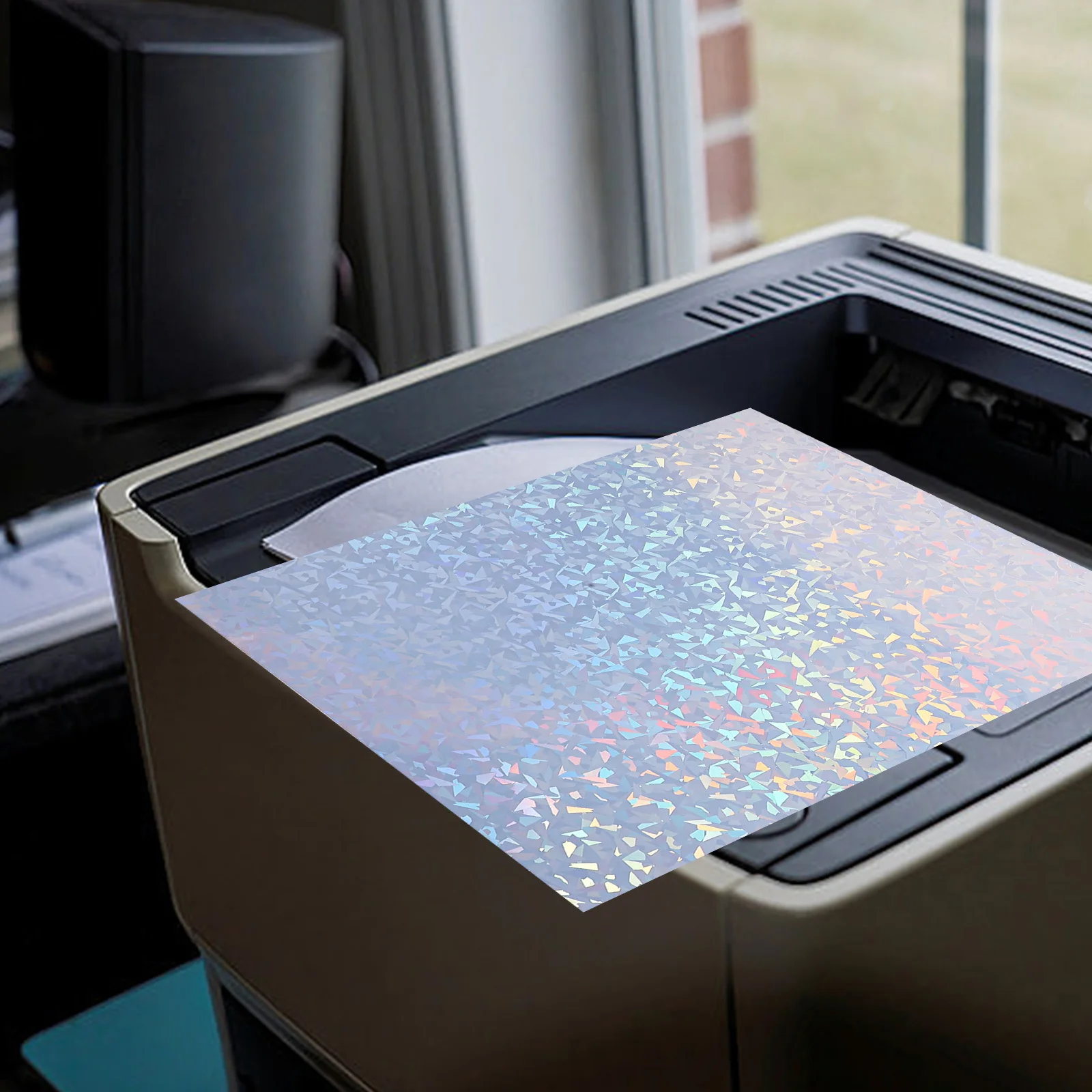 20 Sheets Waterproof Sticky Label Paper Printable Large Mailing Labels Blank Printable Sticker Labels for Printer