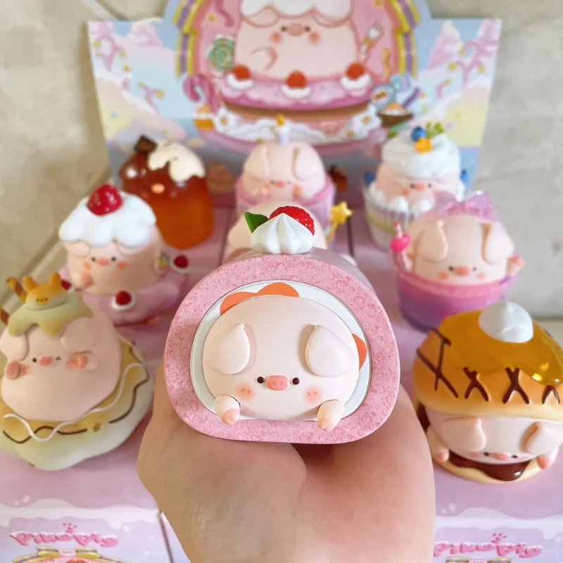 

Piko Pig Dessert Series слепая коробка игрушки Kawaii мультфильм поросенок фигурка модель куклы-сюрприз подарок настольный орнамент коллекция игрушек