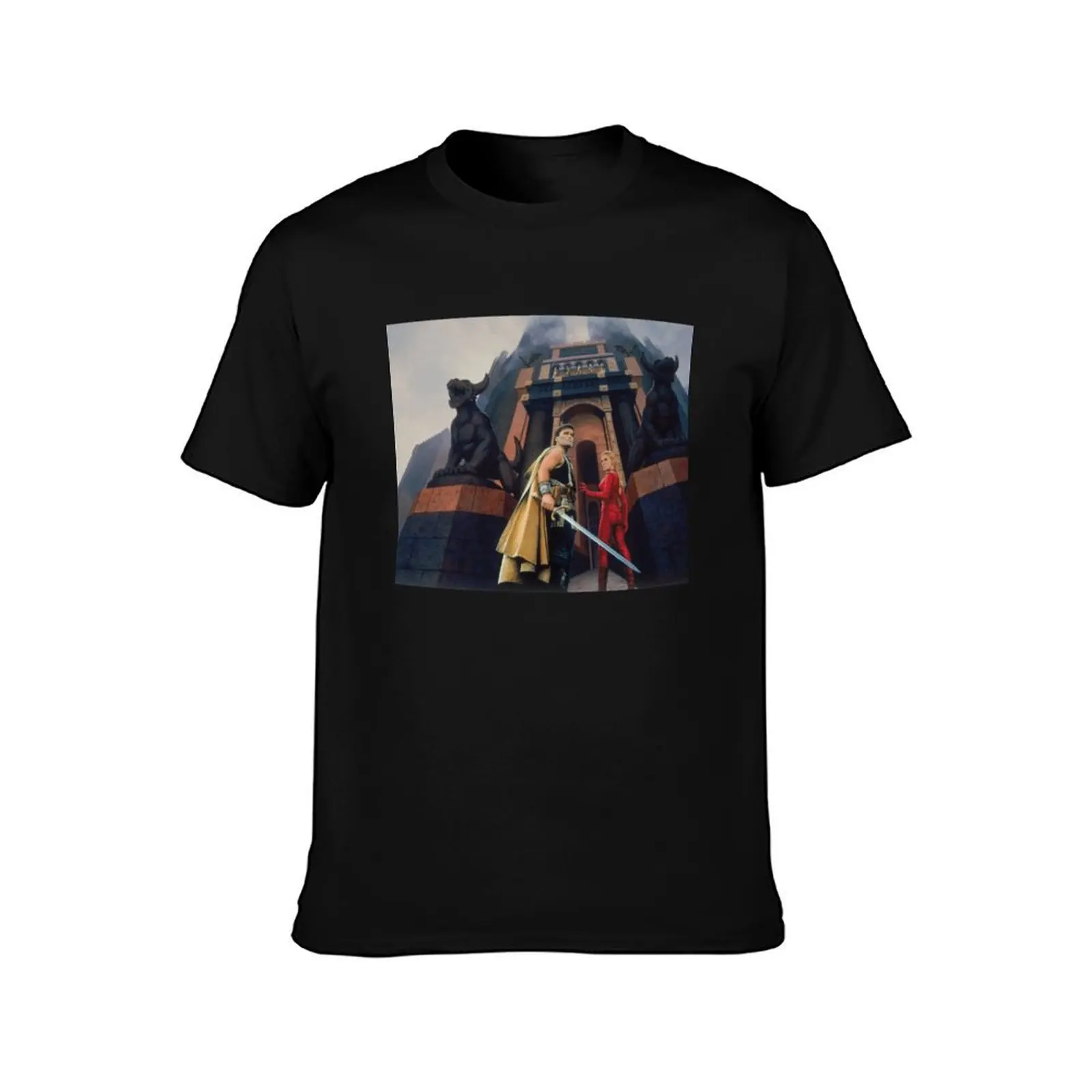 Temple of the Winds T-Shirt Large Size Casual Short Sleeve Top T-Shirt