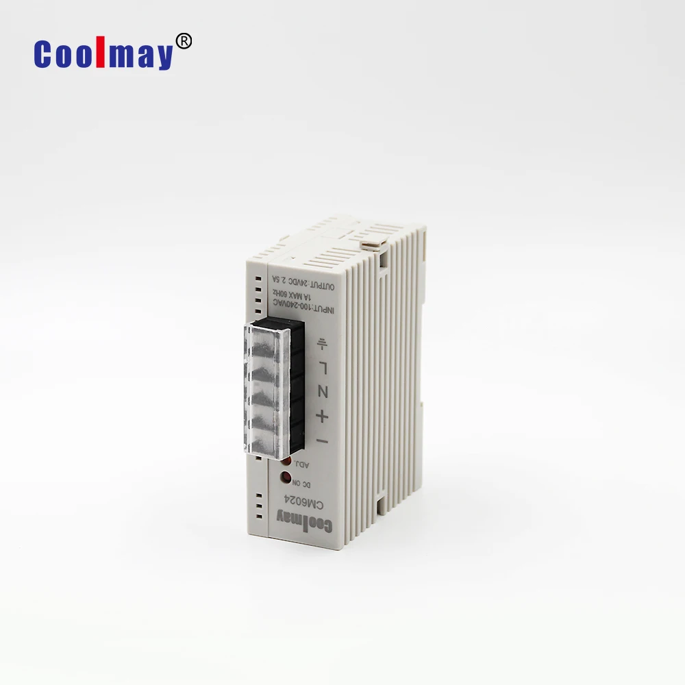 coolmay fonte de alimentacao industrial modulo de plugue controlador painel hmi 24v 25a 60w fabricado 01