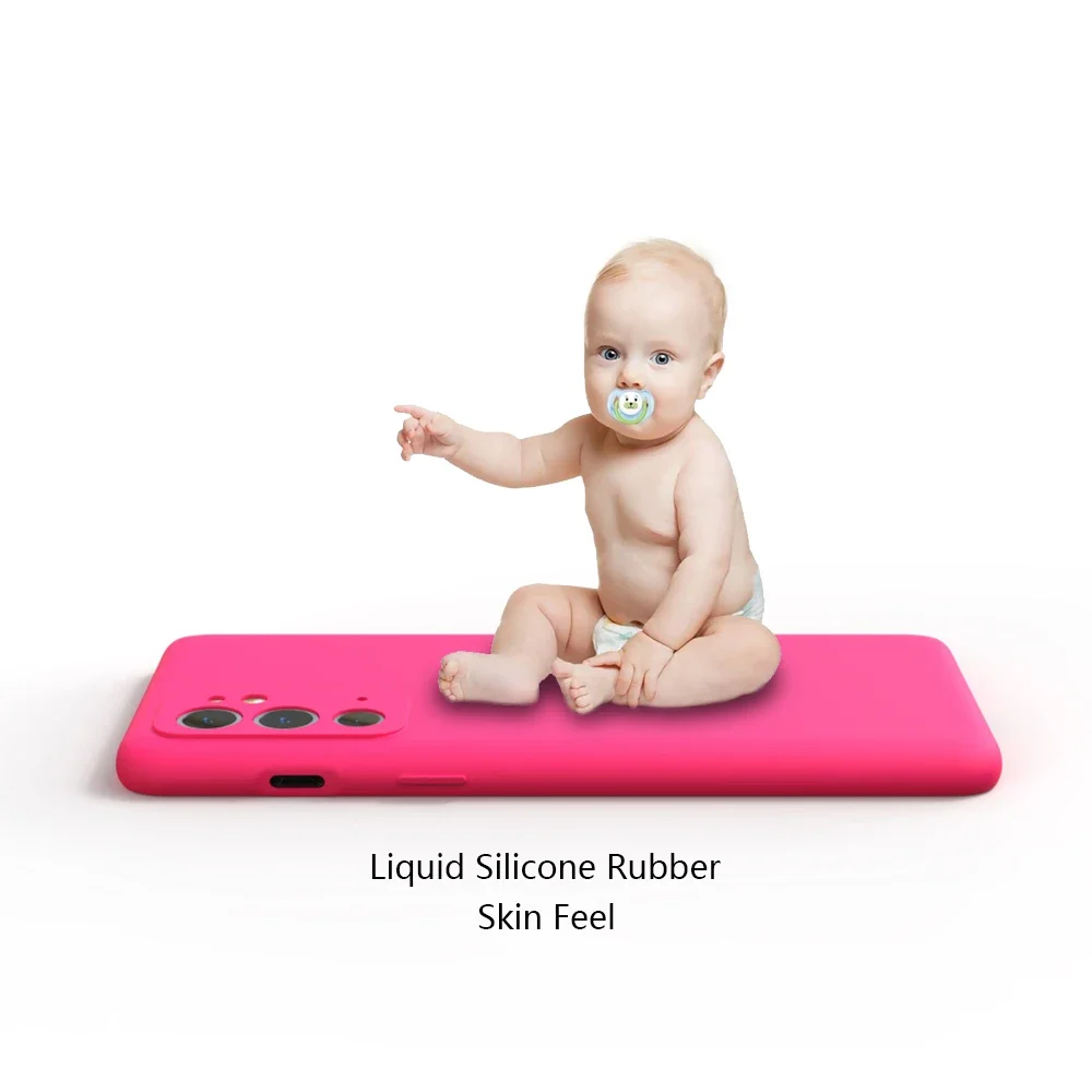 For OnePlus 9RT Case High Quality Liquid Silicone Soft Cover For One Plus 8 9 9R 9 PRO OnePlus8 OnePlus Nord 8T 8Pro Phone Case