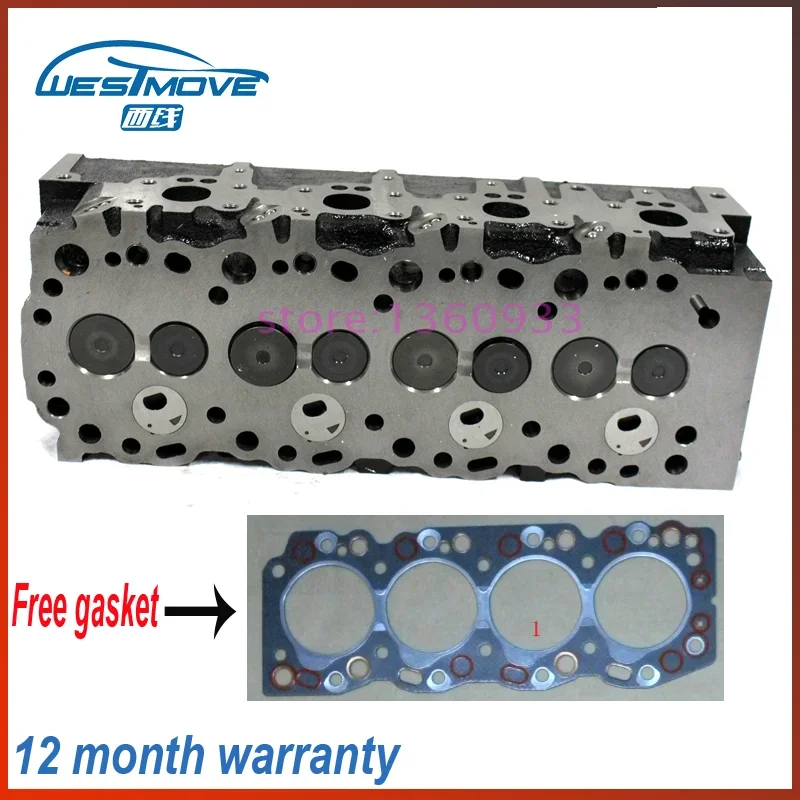 مجموعة رأس الأسطوانة الكاملة ، لتويوتا Hi-Lux 2400 Dyna Hi-Ace 2.4 D TD 2446cc 8v 98- engine : 2LT II 2L 11101-54160 909156