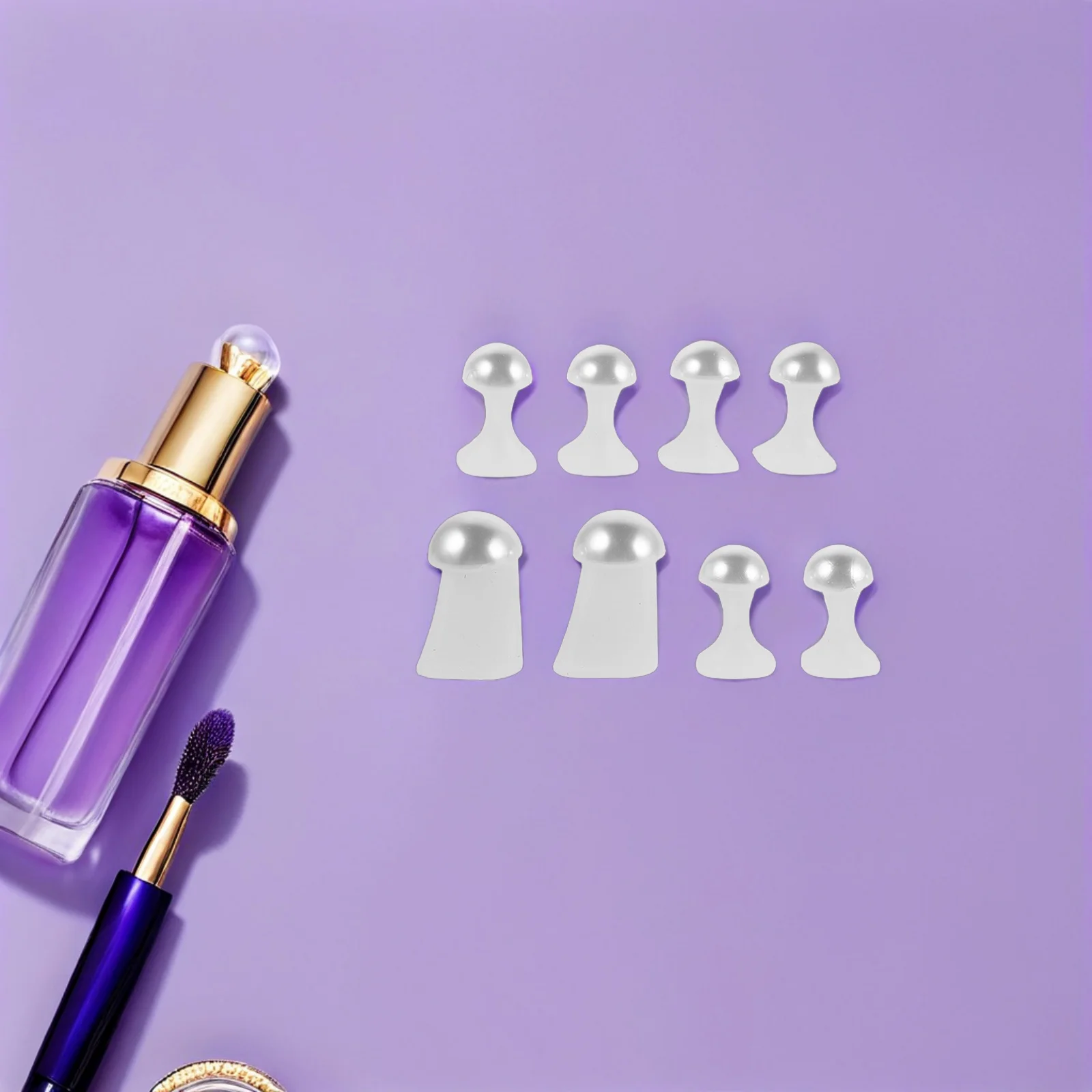 

24 Pcs Nail Toe Separator Tools Dividers Silicone Gel Big Spacer Separators Spacers for Women Water Drop