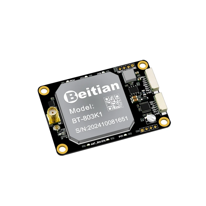 

Beitian GNSS OEM Board K803 GPS BeiDou GLONASS Galileo QZSS NavIC SBAS L-Band PPP RTK GNSS+INS Navigation Module BT-803K1