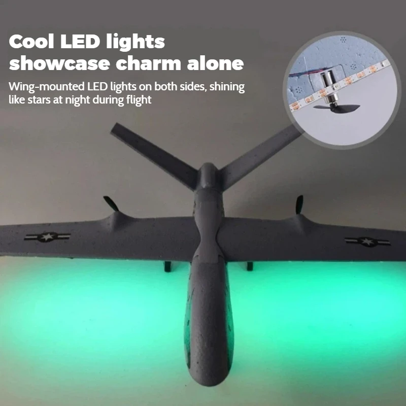 Z51 RC Airplane Fixed Wing Foam Glider Z55 Predator Fighter Jet Model Remote Control Aircraft Toy for Kids Adults - Image 5