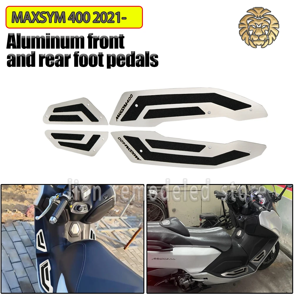 

FOR MAXSYM 400 maxsym400 2021 Exterior Accessories CNC Front and rear foot pedals