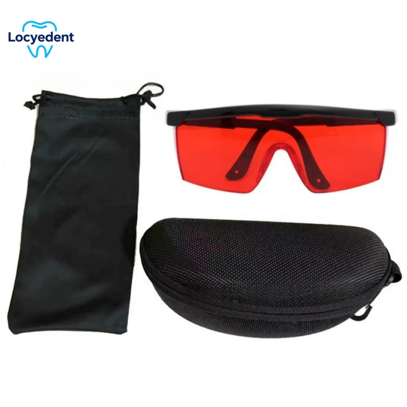 Dental Orange Lab Goggles Block LED UV Lights Curing Protective Eye Glasses Oral Science Curing Goggles
