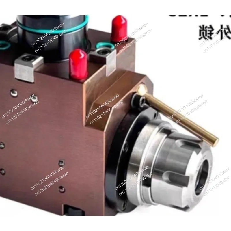 Power tool seat turning and milling compound power turret 0 degree 90 degree universal power head