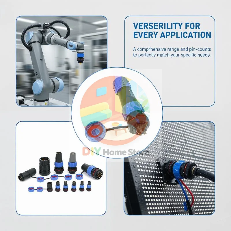 SP13 Series Connectors with Reliable Waterproofing for Hazardous Tasks