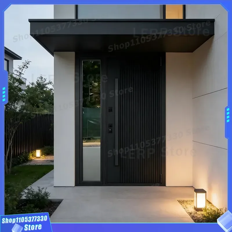 Modern Aluminum Security Door for Residential Entrance High Quality Revolving Design from Top China Manufacturer Durable Home