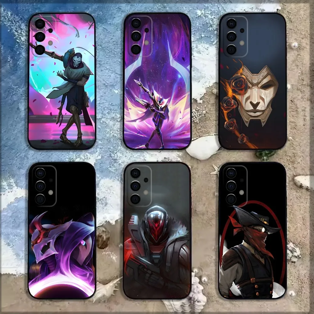 L-LOL K-Khada Jhin Virtuoso Phone Case For Samsung Galaxy A13,A21s,A22,A31,A32,A52,A53,A71,A80,A91 Soft Black Shell