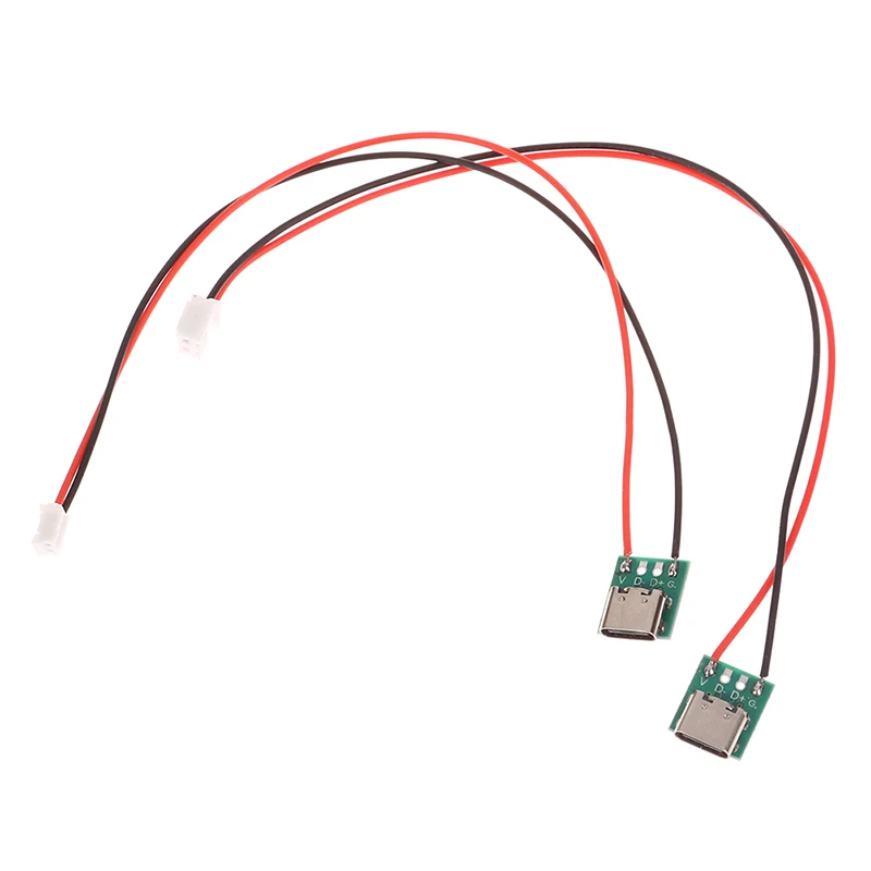 Type-c PCB With Cabel Converter Adapter Micro USB To DIP Female Contor Breakout Board Charging Cable Soldering Board Socket