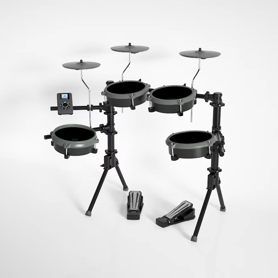 

Мощная электрическая барабанная установка по хорошей цене, металлический электронный барабан