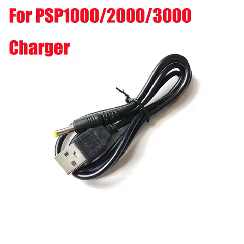 80cm 5V 1A USB To DC Power Charging Cable Charge Cord For PSP 1000 2000 3000 4.0x1.7mm Plug USB Charging Cable