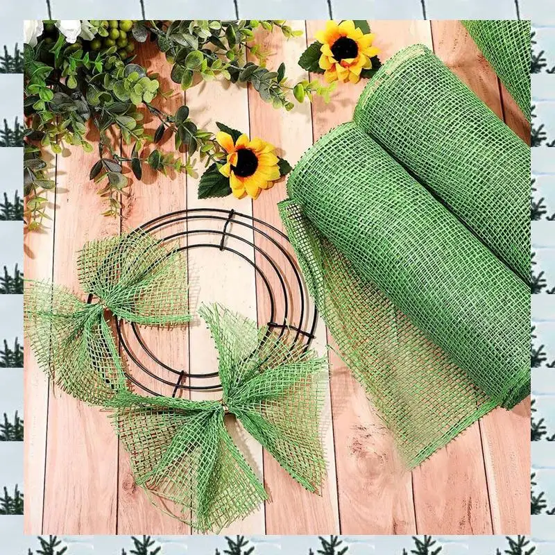 

ABLG 3 рулона декоративной сетки из мешковины шириной 10 дюймов декоративная сетка для изготовления поделок своими руками