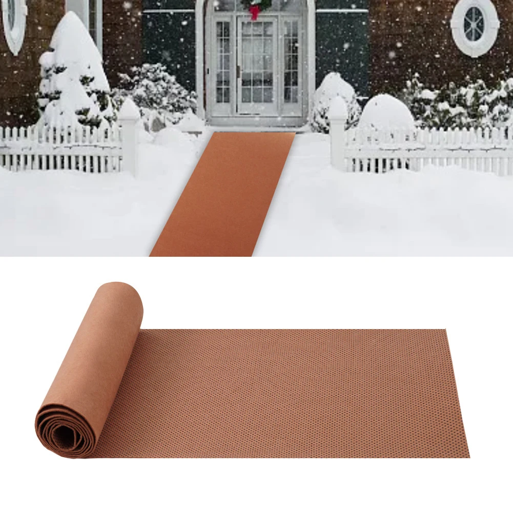 40*300cm Ice And Snow Carpet Carpet Non-slip Carpet Excellent Grip Silicone Particles Stability On Icy Surfaces For Entryways