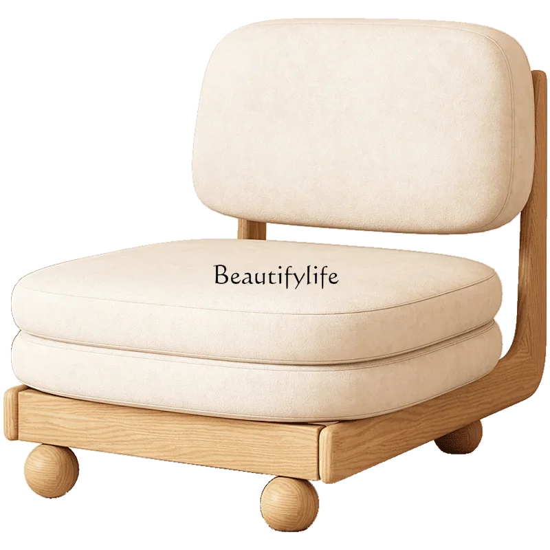 

LD33Folding Sofa Bed Dual-Use Small Apartment Living Room Solid Wood Leisure Single Storage Telescopic Bed