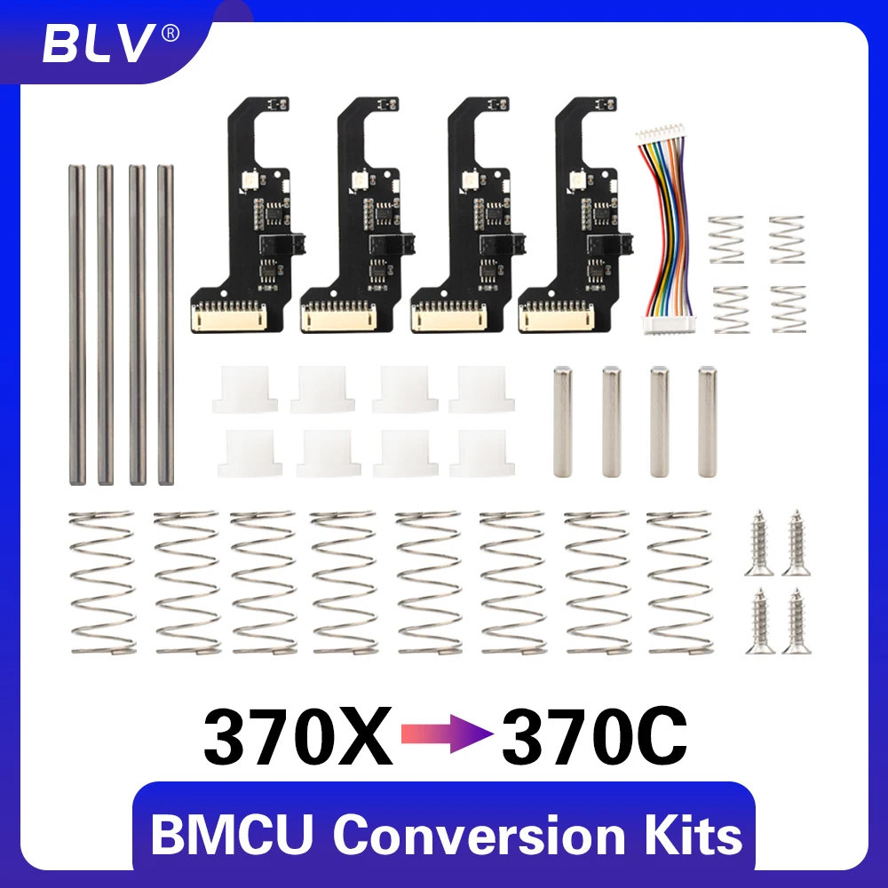 

Комплект для переоборудования BLV BMCU 370X в 370C / Ты должен иметь оригинальный комплект BMCU 370X / КОМПЛЕКТ ДЛЯ BMCU 370