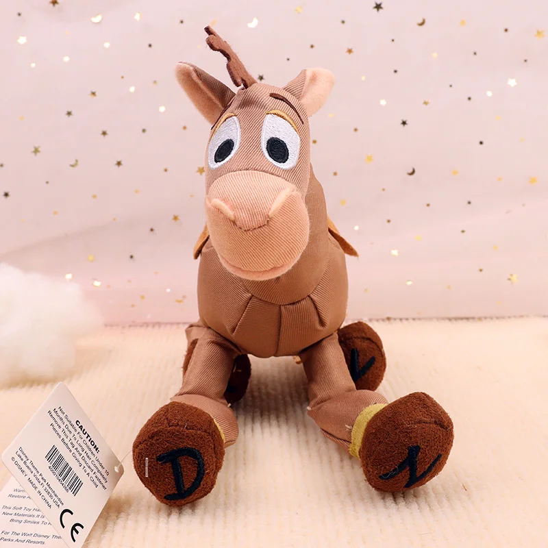 Peluche de Caballo de Toy Story para Niños, Muñeco de Peluche de Felpa, Lindo Animal de Peluche de Algodón, Juguetes Originales de Pixar, Figura de Anime Suave, Regalo para Niños