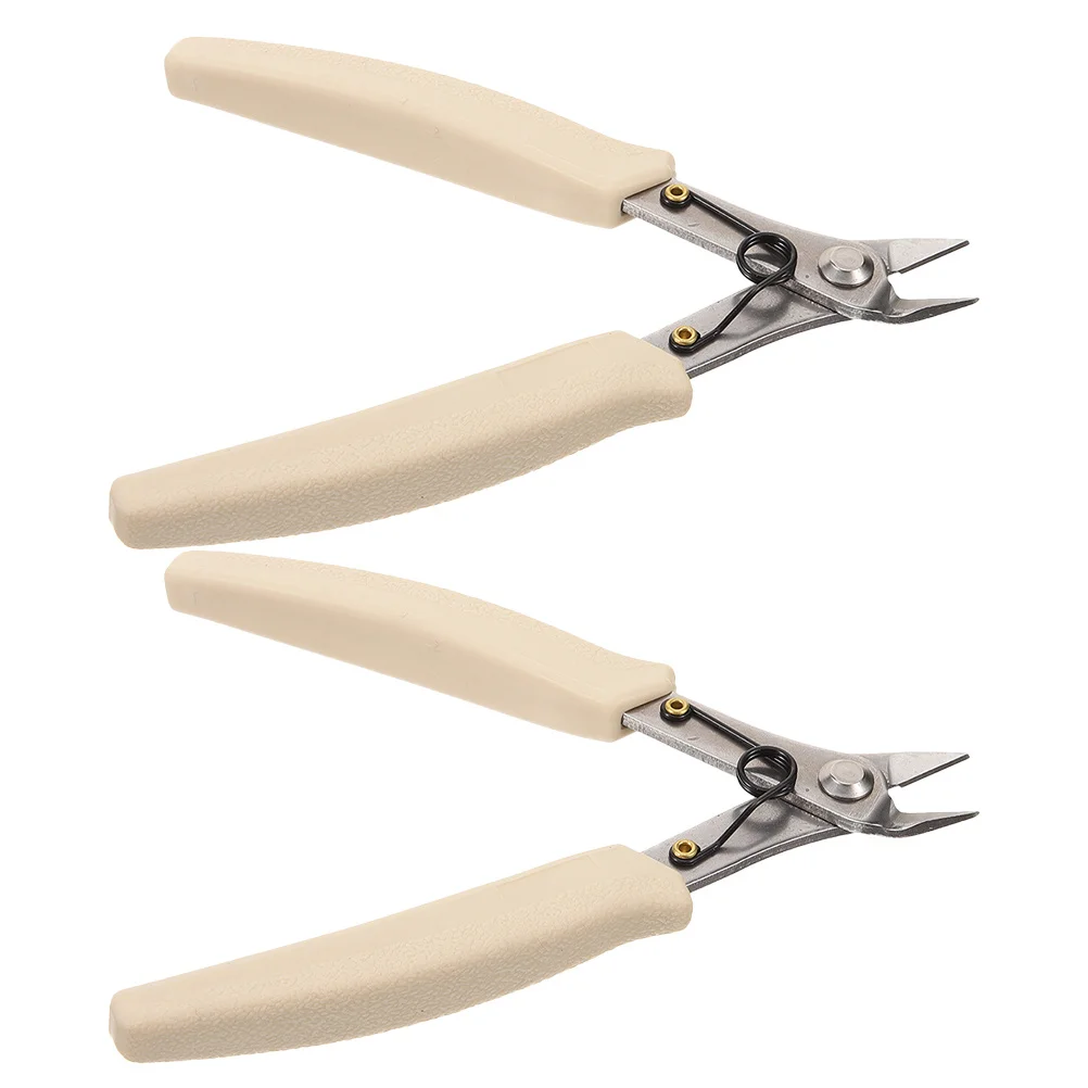 2 Stücke Strass Entferner Nail art Edelstahl Nipper Maniküre Werkzeug für mühelose Nagel Dekoration Schmuck Entfernung