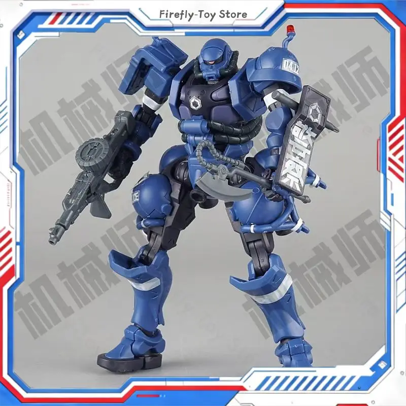 EN STOCK JIXIESHI MODEL GquuuuuuX G Police Zaku Montaje de Figura de Acción HG 1/144 MS-06-SSP Kit de Modelo Robot Coleccionable Juguete Regalo