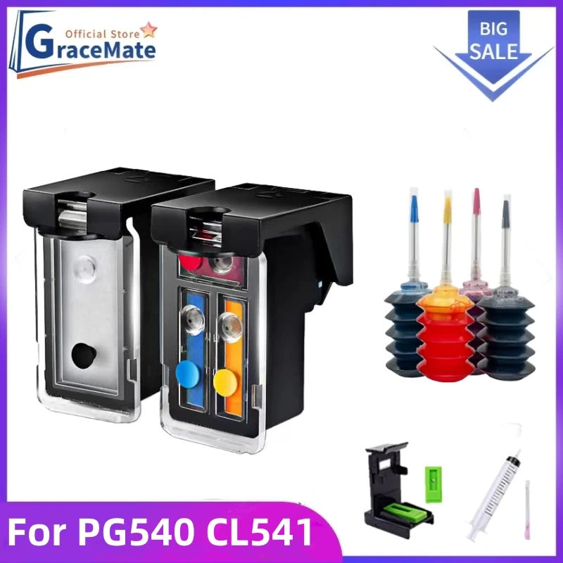 

Чернильный картридж GraceMate PG540 CL541, совместимый для Canon MX374 MX375 MX395 MG3155 MG3200 MG3250 MG3255 MG3500 MG3550 MG4250