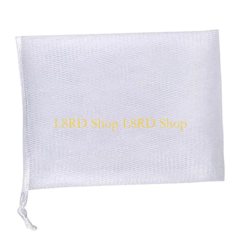 L8RD Enjoy a Refreshing Bath with This Bubble Mesh Net Bags with Drawstring Closure