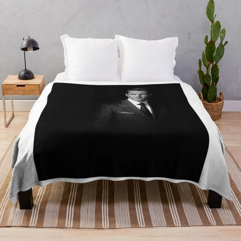 

Harvey Specter. Throw Blanket Beach Bed Blankets