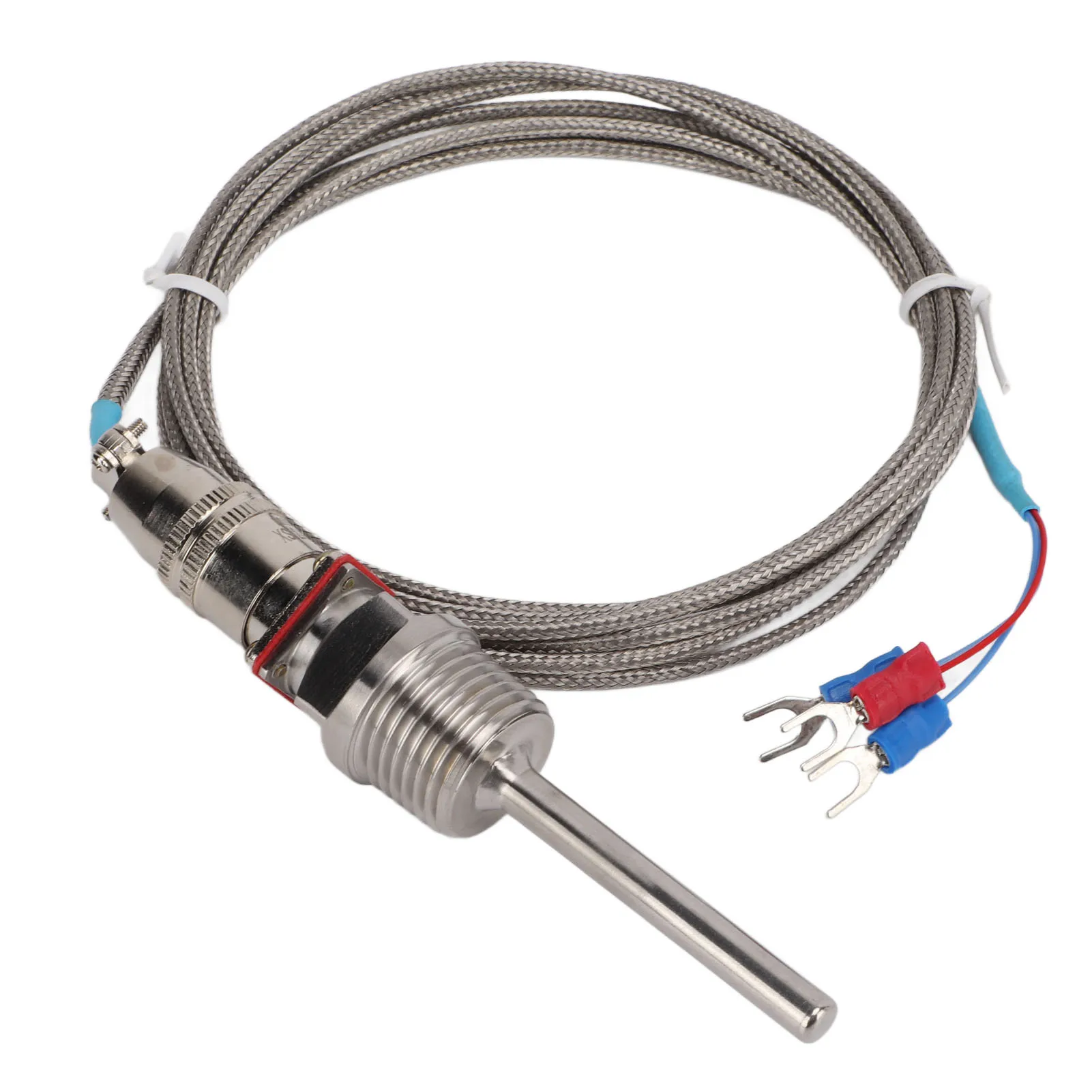 Stainless Steel Temperature Sensor Temperature Sensor PT100 Stainless Steel Temperature Probe with High Accuracy and Quick Respo