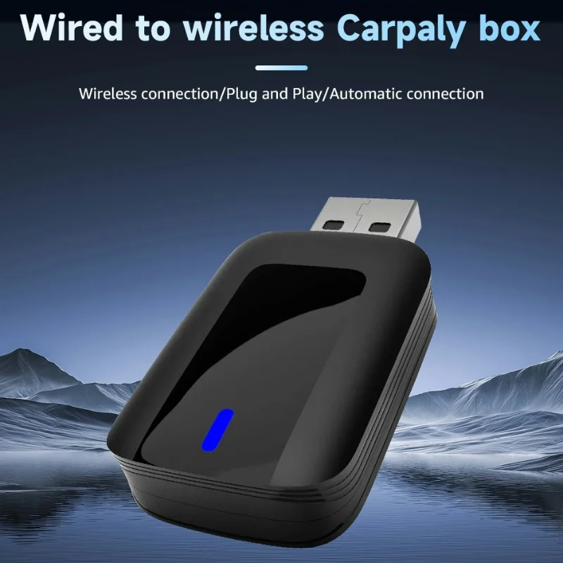 2 in1 nuovo Wireless CarPlay Android Auto Wireless Adapter Smart Mini AI Box Plug And Play WiFi Fast Connect universale per Nissan