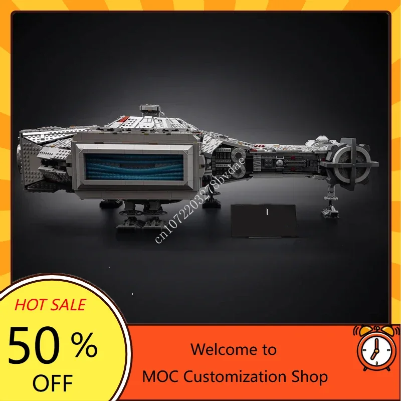 7162 قطعة The Outrider (البناء البديل لـ UCS Falcon) حرب الفضاء MOC Starfighter Battle Christmas DIYAassembly لعبة عيد الميلاد هدية