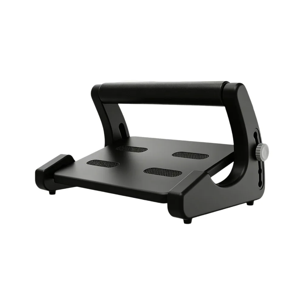 Adjustable Angle Under Desk Footrest Non-Skid Bottom Ergonomic Adjustable Footstool 5 Level Smooth Edge Office Desk Foot JJ1788