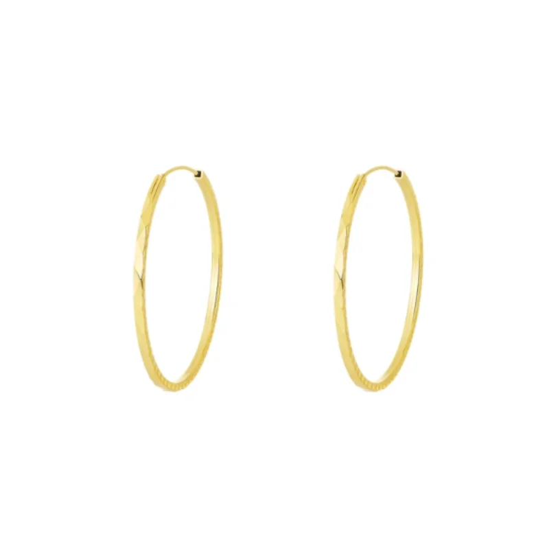 

Серьги-кольца CAMEO из серебра 925 пробы с синтетическим цирконом, круглые, с дизайном под золотые бриллианты, модные, для женщин, подчеркивающие элегантность