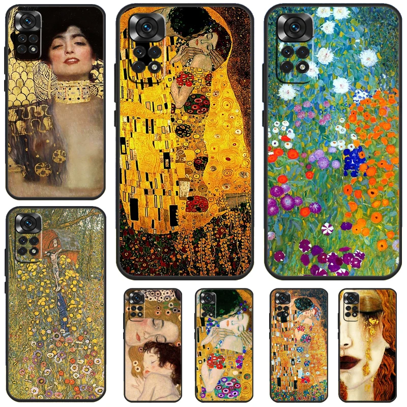 Gustav Klimt Case For Redmi Note 12 10 9 8 11 13 Pro 9S 10S 11S 12S Phone Cover For Redmi 12C 9C 10C 13C